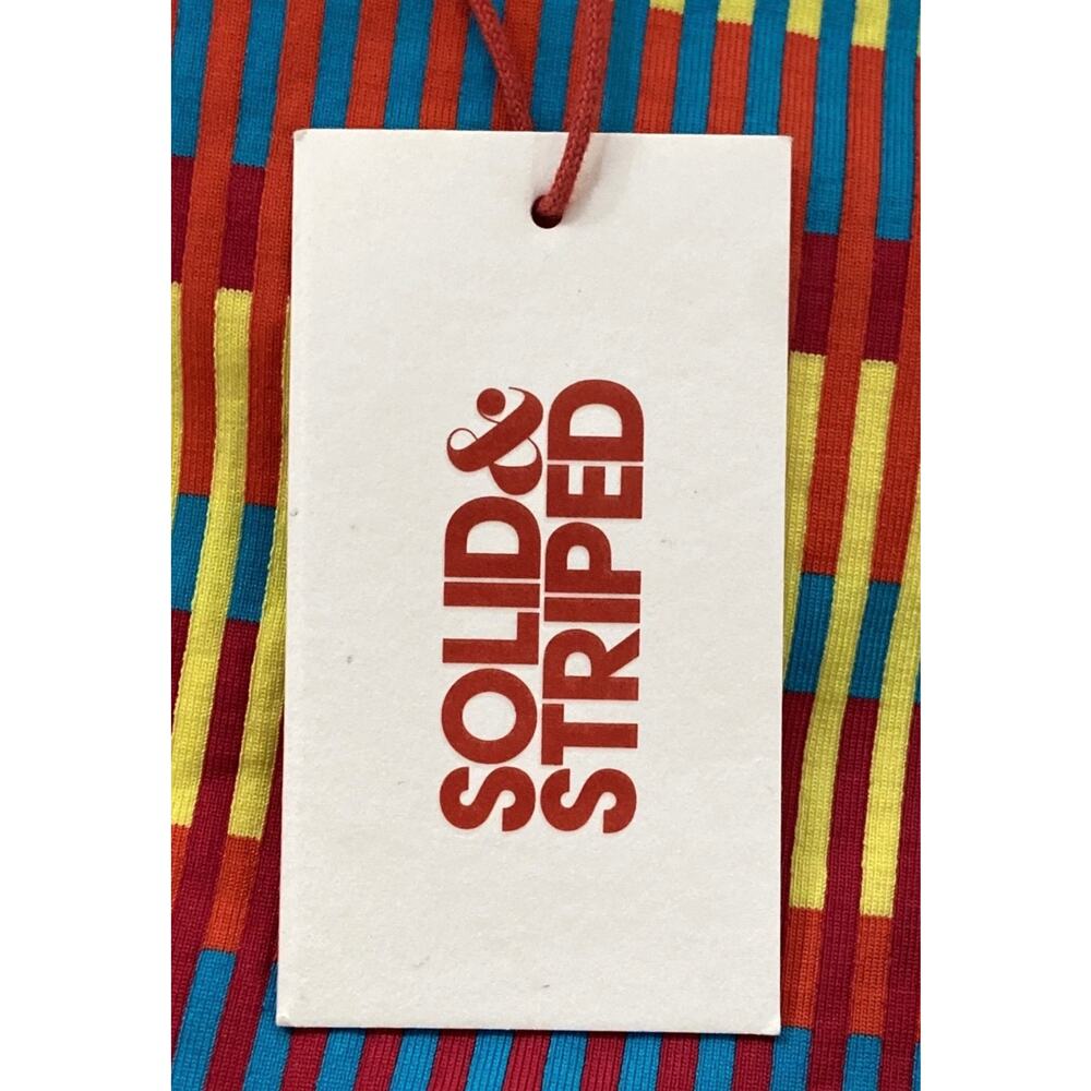NWT Solid & Striped The Sarah Technicolor Mosaic One Piece Swimsuit Sz. - Picture 4 of 5